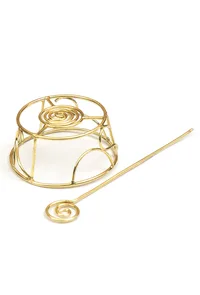 Royal Spiral Cage Brass Juda Pin image 4