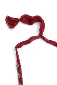 Merry Red Chain Tribal Necklace image 4