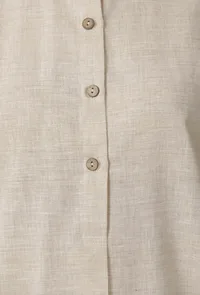Cream Cotton Khadi Kurta image 5