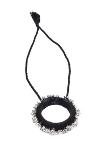 Onyx Black Ghungroo Handcrafted Necklace image 2