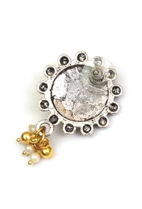 Royal Maharani Heritage Antique Necklace Set with Matching Earrings image 6