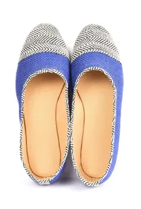 Ink Blue Pure Hemp Ballerinas image 2