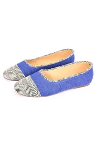 Ink Blue Pure Hemp Ballerinas image 4