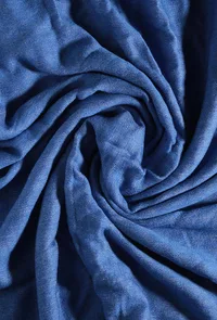 Blue & light blue reversible stole image 2