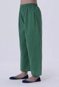Hazel Green Cotton Palazzo image 2