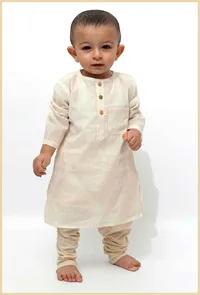 Set of 2 - Golgala Silver Malmal Kurta Pyjama image 1