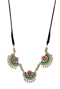 Multicolour German Silver Afghan Necklace image 2