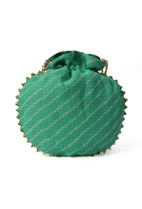 Fresh Light Green Gotapatti Potli image 4