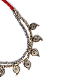 Dhokra-Inspired Double Strand Necklace image 3