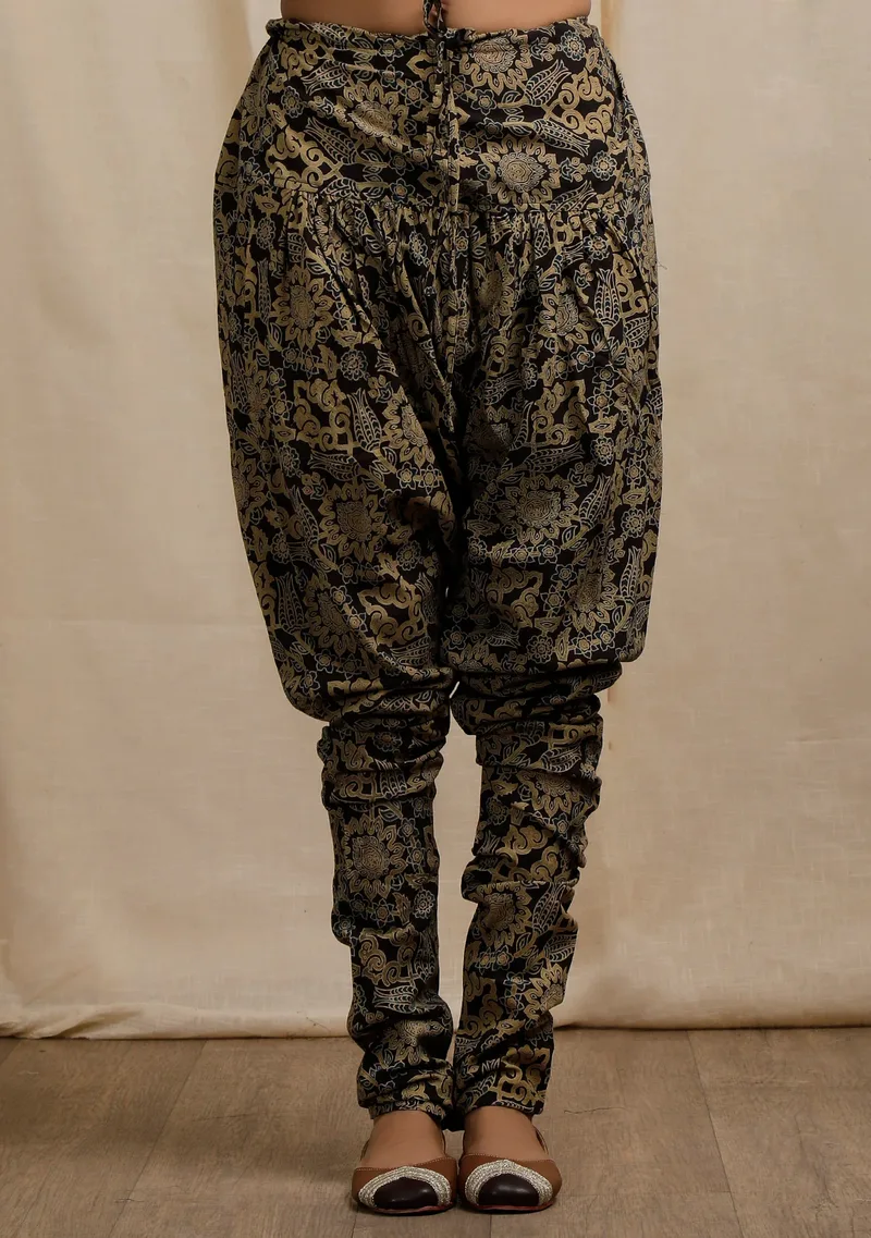 Blue Ajrakh Print Churidar