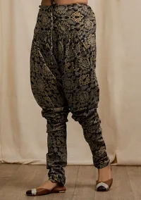 Blue Ajrakh Print Churidar image 2