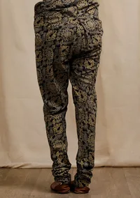 Blue Ajrakh Print Churidar image 3