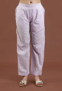 Solid Cotton Straight Pant image 1