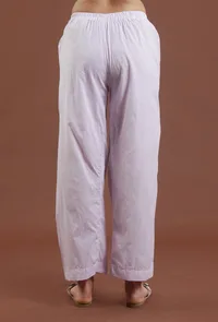 Solid Cotton Straight Pant image 2