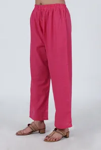 Pink Cotton Pant image 2