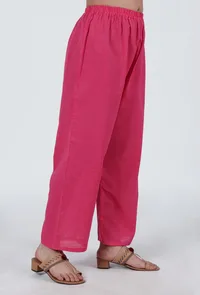 Pink Cotton Pant image 3