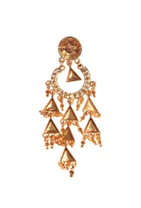 Royal Pink Stone Rajasthani Statement Necklace image 6