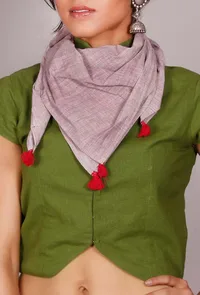 Mauve sqaure scarf image 1