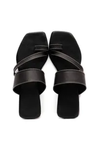 Black Cruelty Free Leather Kolhapuri image 3