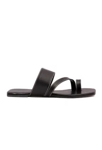 Black Cruelty Free Leather Kolhapuri image 4