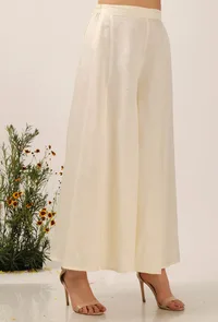 Lilybeth Organza Flared Palazzo Pants image 2