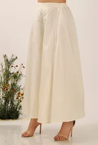 Lilybeth Organza Flared Palazzo Pants image 3