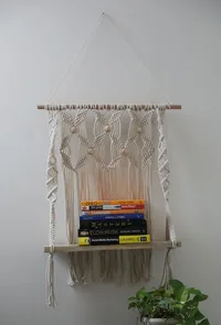 Criss Cross Macrame Wall Hanging image 1
