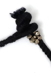 Black Thread Tribal Anklet image 5