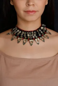 Jhelum German Silver Necklace image 1