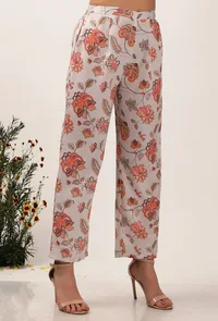 Floral Cara Chintz Narrow Fit Pants image 2