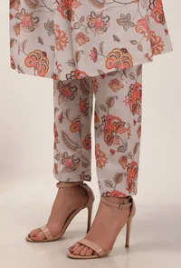 Floral Cara Chintz Narrow Fit Pants image 5
