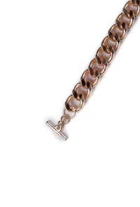 Copper Twisted Gold Chain Brass Bracelet image 4