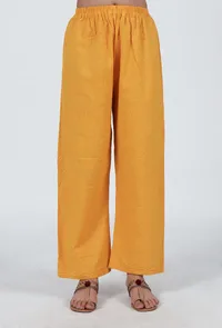 Yellow Cotton Pant image 1