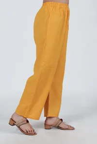 Yellow Cotton Pant image 3