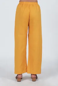 Yellow Cotton Pant image 4