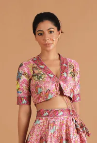 Anika Allover Kalamkari Blouse image 1