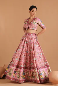 Anika Allover Kalamkari Blouse image 3