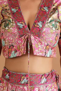 Anika Allover Kalamkari Blouse image 5