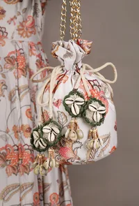 Cara Chintz Floral Potli image 2