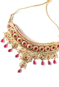 Riwaayat Ruby Kundan Choker Set image 4
