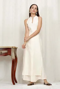 Set of 2: Rayon Kurta and Cullottes image 1