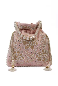 Serene Pink Stone Potli image 2