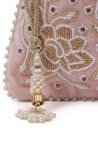 Serene Pink Stone Potli image 5