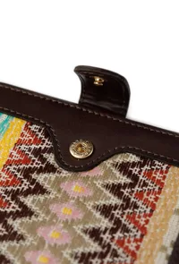 Brunette Jacquard Passport Holder image 6