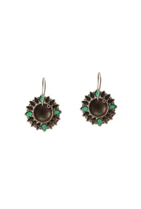 Emerald Gleam Hook Earrings image 3