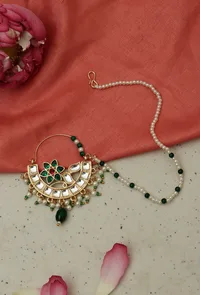 Green Stone Maharashtrian Nath image 1