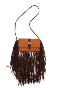 Buff Crossbody Frilled Bag image 2