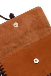 Buff Crossbody Frilled Bag image 4