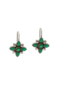 Verde Petal Hook Earrings image 2