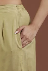 Classic Solid Shantoon Straight Fit Ethnic Pant image 5